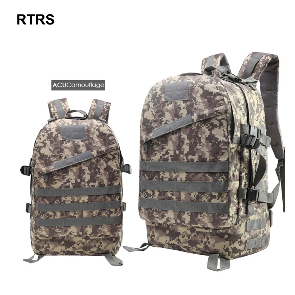 

40L Tactical Backpack Military Waterproof Backpacks Molle Sport Bags Outdoor Trekking Fishing Hiking Camping Camouflag Rucksack