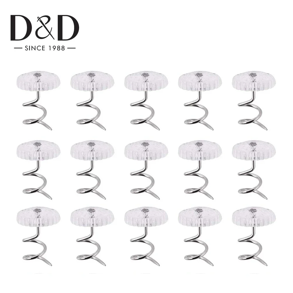 Edelstahl transparente Spirale Nagel Bett Rock Sofa bezug Anti-Rutsch-Anker Pin Twist Nagel DIY Home Craft Tools – Detail 2