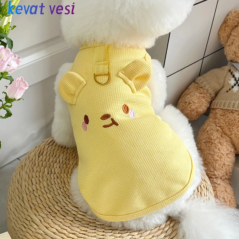 

Summer Dog Vest Soft Breathable Pet T-Shirt for Small Medium Dogs Cats Puppy Clothes French Bulldog Chihuahua Bichon Costume