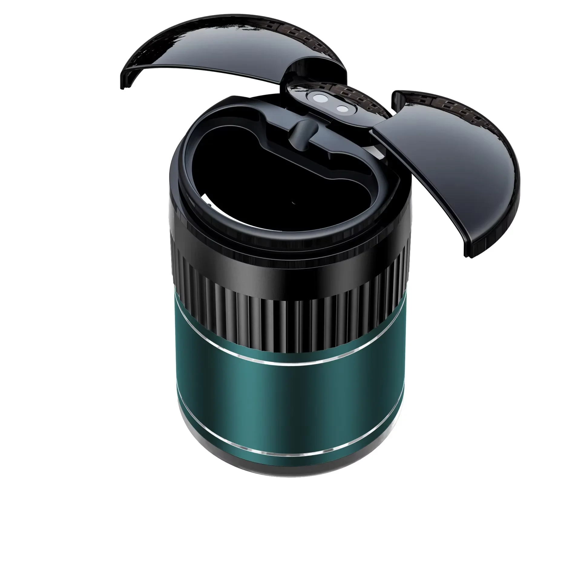 Smart Rechargeable Photosensitive Smokeless Ashtray with Automatic Lid & Rearview Mirror Sensor