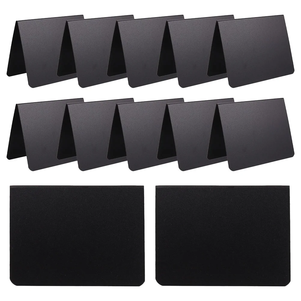 

Chalkboard Tent Signs Mini Chalkboard Sign Tabletop Memo Board Sign Food Labels Tags Message Board