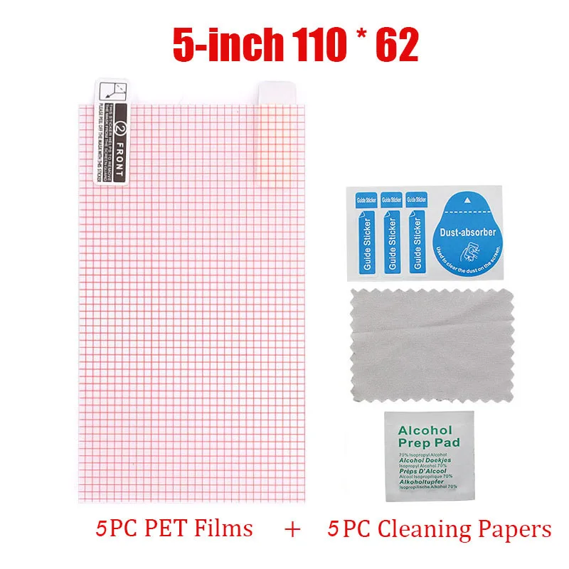 Universal HD Clear Screen Protector Set - Anti-Dust PET Films