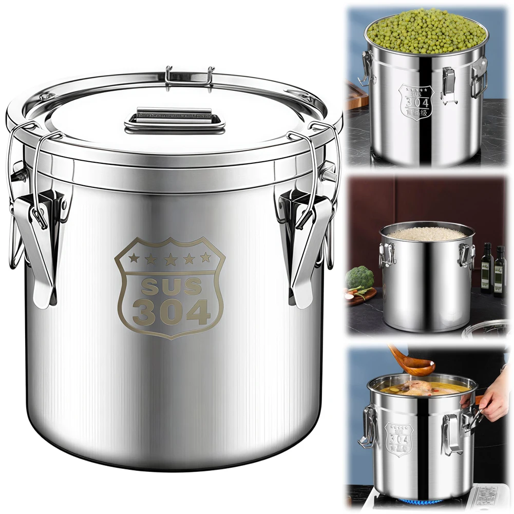 Stainless Steel Airtight Food Storage Canister