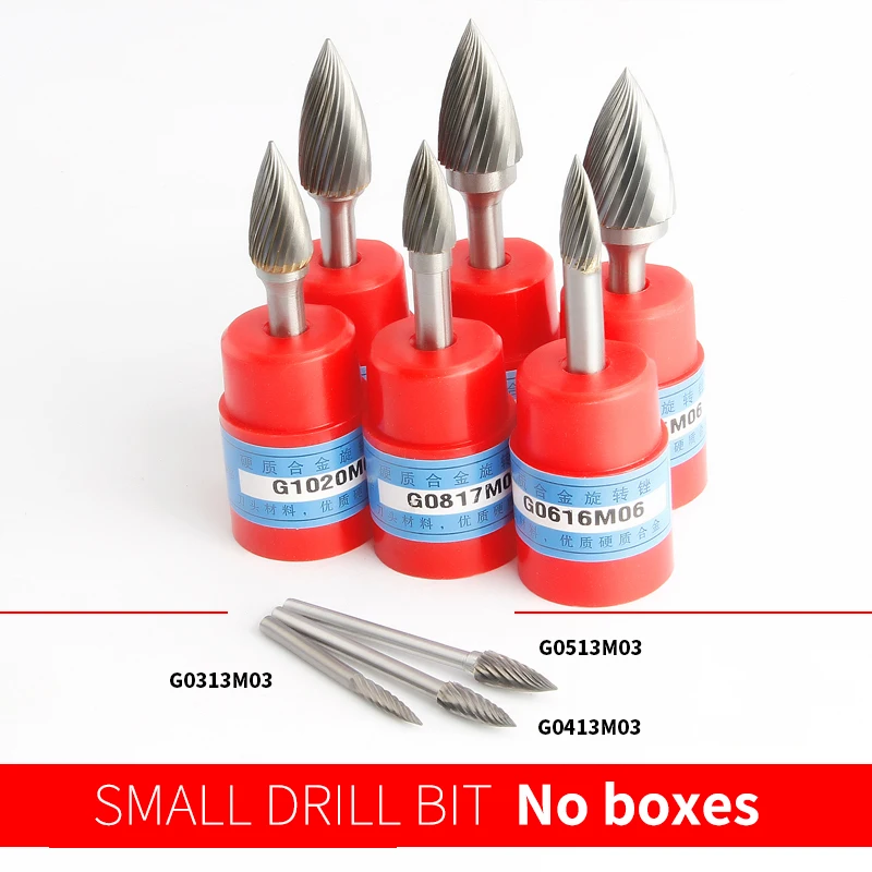 샤프 헤드 합금 로터리 텅스텐 강철 1pcs 하드 금속 밀링 커터 나무 조각 그라인딩 헤드 G 자형 팁