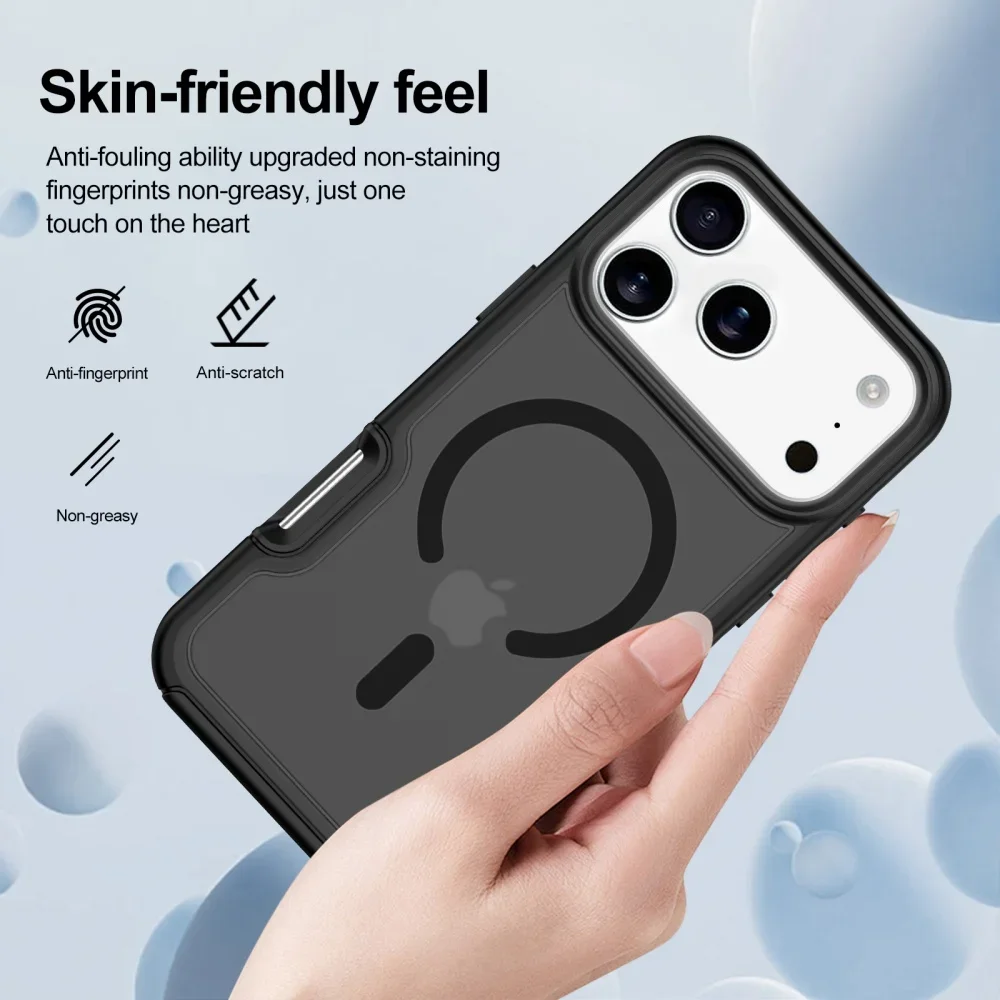 Heavy Duty Clear Magnetic Protective Case with Shockproof Bumper