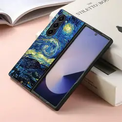 Van Gogh Starry Night Premium Folding Phone Case Cover - Galaxy Z Fold4 (Mix01)