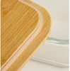 Rectangular glass microwave oven can use large capacity lunch box  closet organizer 5