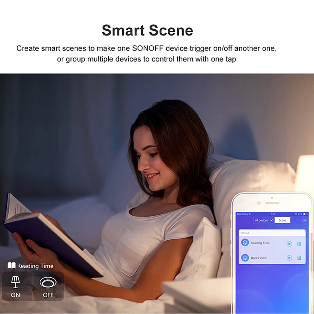 SONOFF TX T1 EU UK US 1/2/3Gang WiFi Smart Wall Touch Switch  Smart home Smart Home Control Via Ewelink APP/RF433/Voice/Touch 5