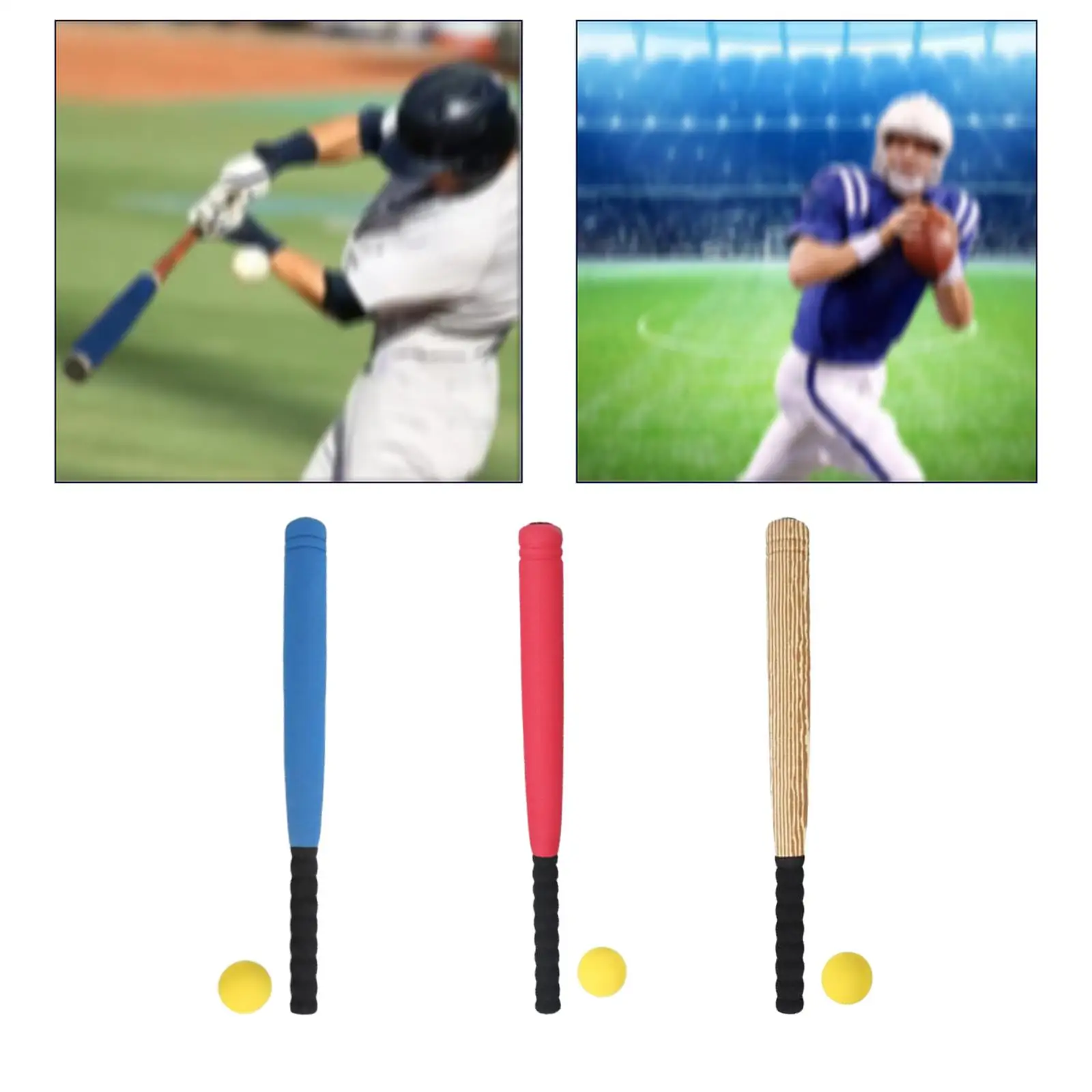 21 inch Baseball Bat Ball Set Funny Games Kids Bat For Adults Kids Lightweight Baseball With Training Ball baseball bat baseball balls baseball training equipment baseball toy