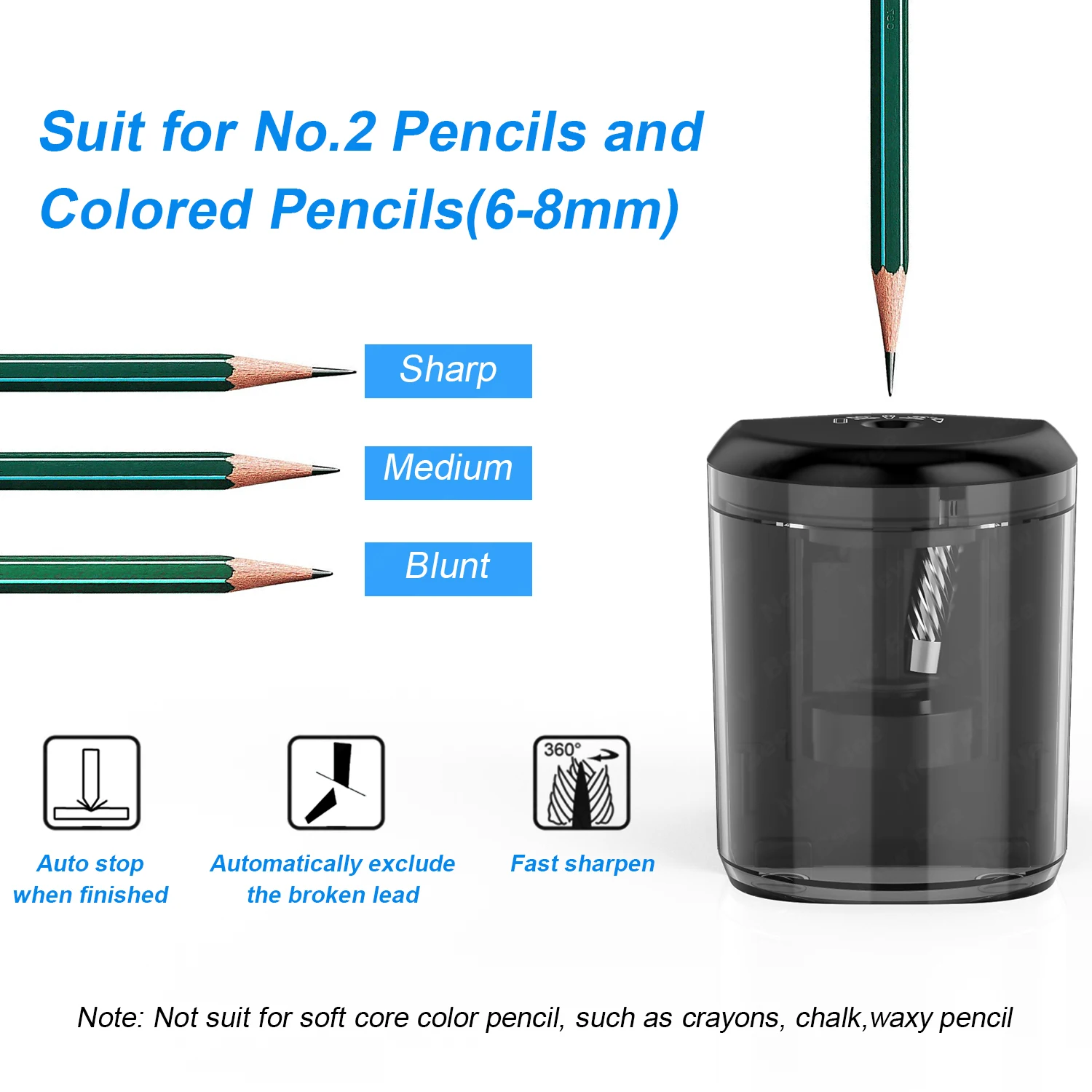 How to Sharpen Classroom Crayons with an Electric Sharpener