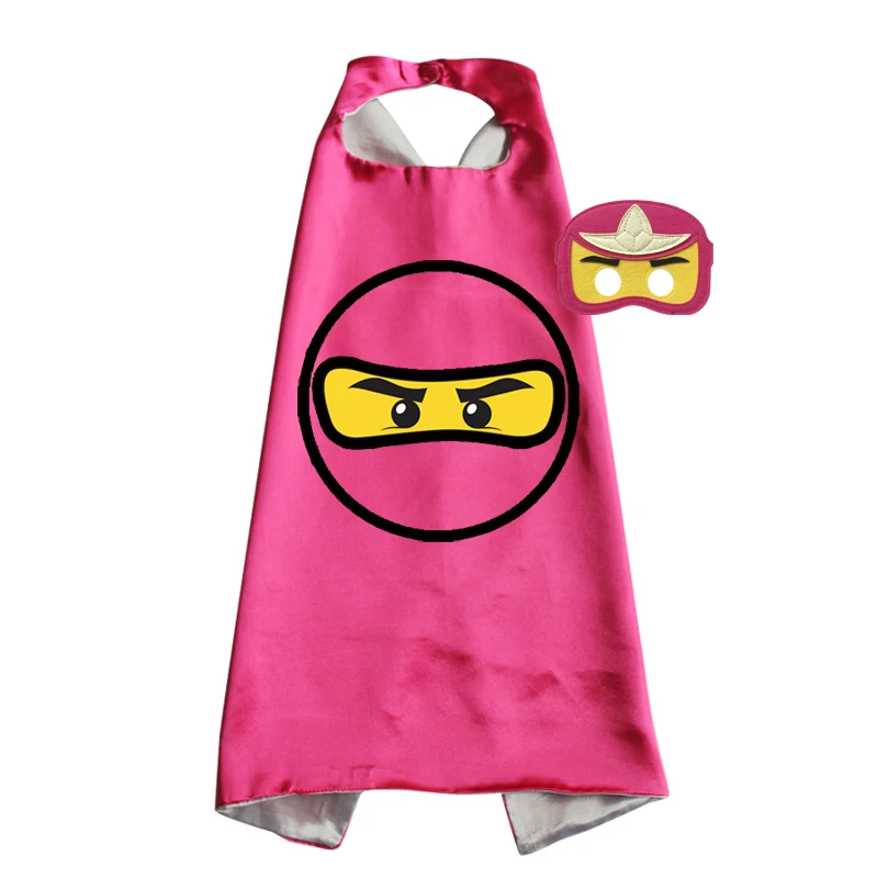 Ninja costume superhero capes with masks for pretend play superhero cosplay costume,kids cosplay costume,superhero capes