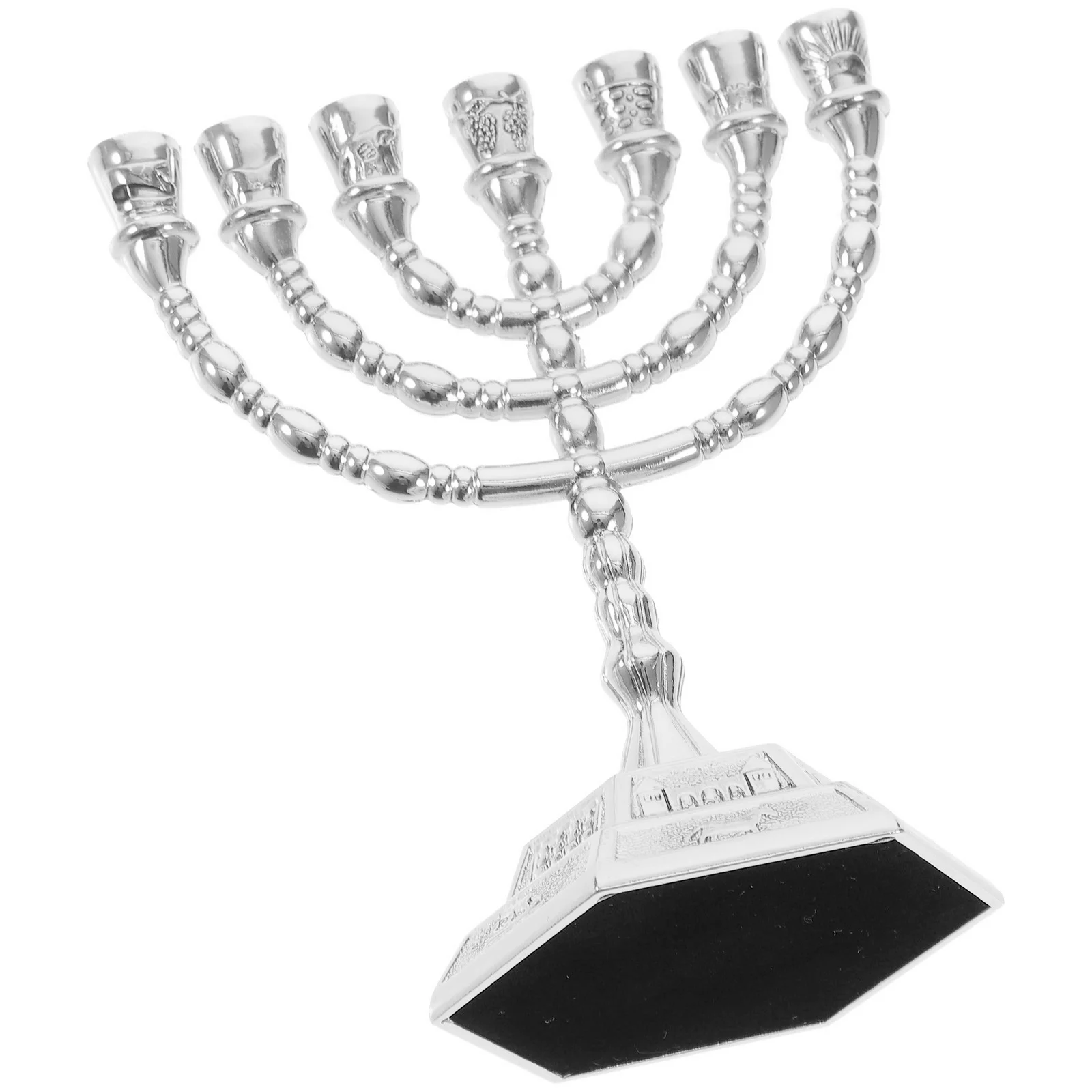 

Vintage Metal Religious 7-Branches Candelabrum Candle Stand Temple Candle Holder Candlestick Decoration Desktop Adornment