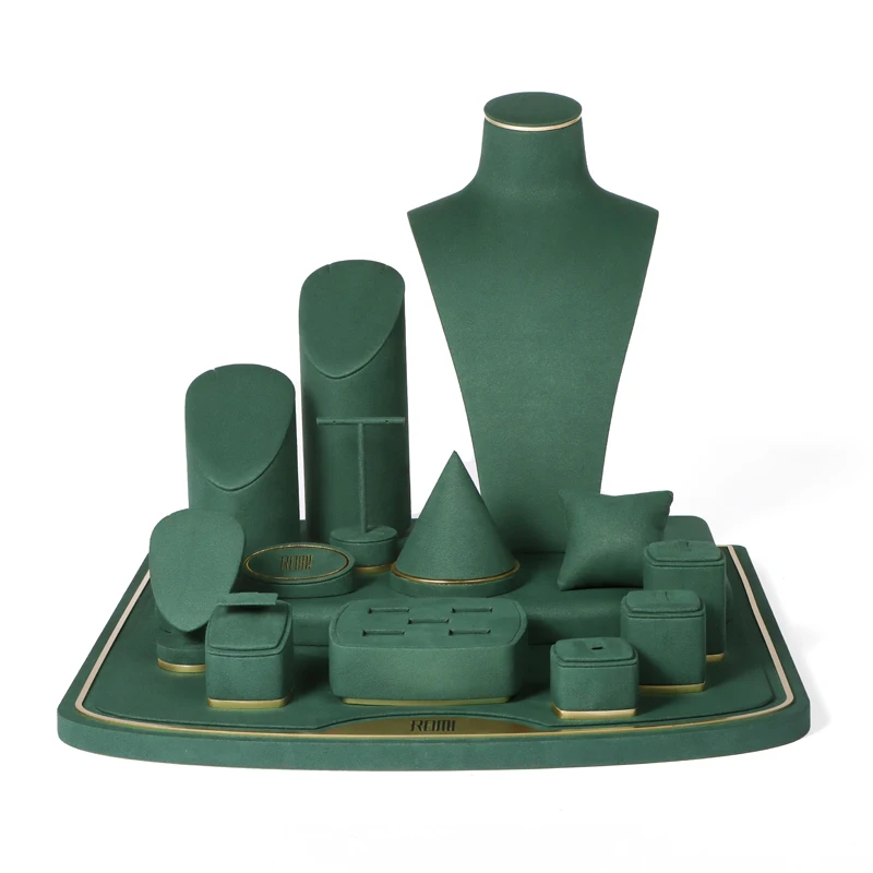 커스텀 주얼리 디스플레이용 하이 엔드 디스플레이 스탠드 바, 보석 포장 디스플레이 트레이, 창문 캐비닛