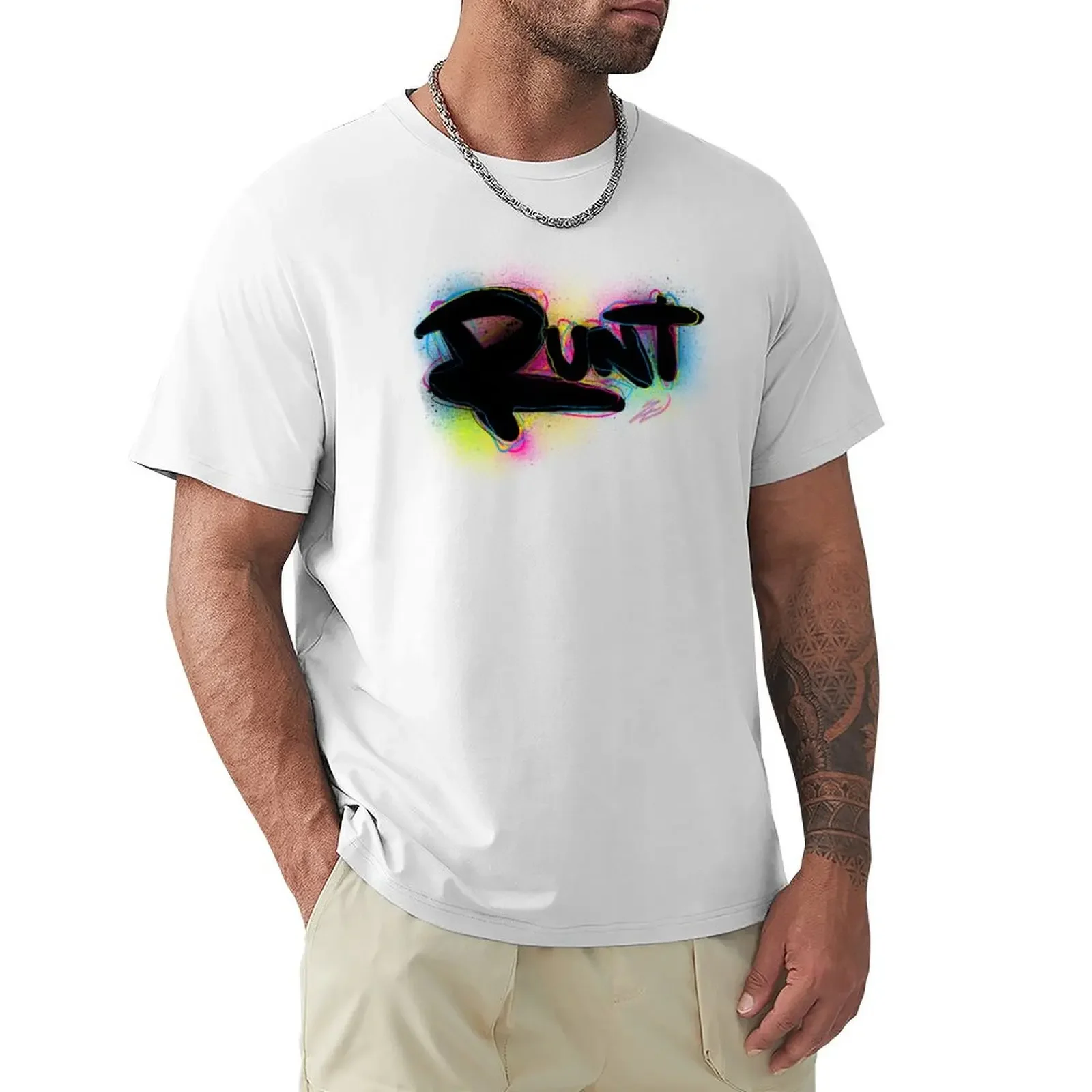 RUNT T-shirt animal prinfor boys plus sizes blanks Men's t shirts