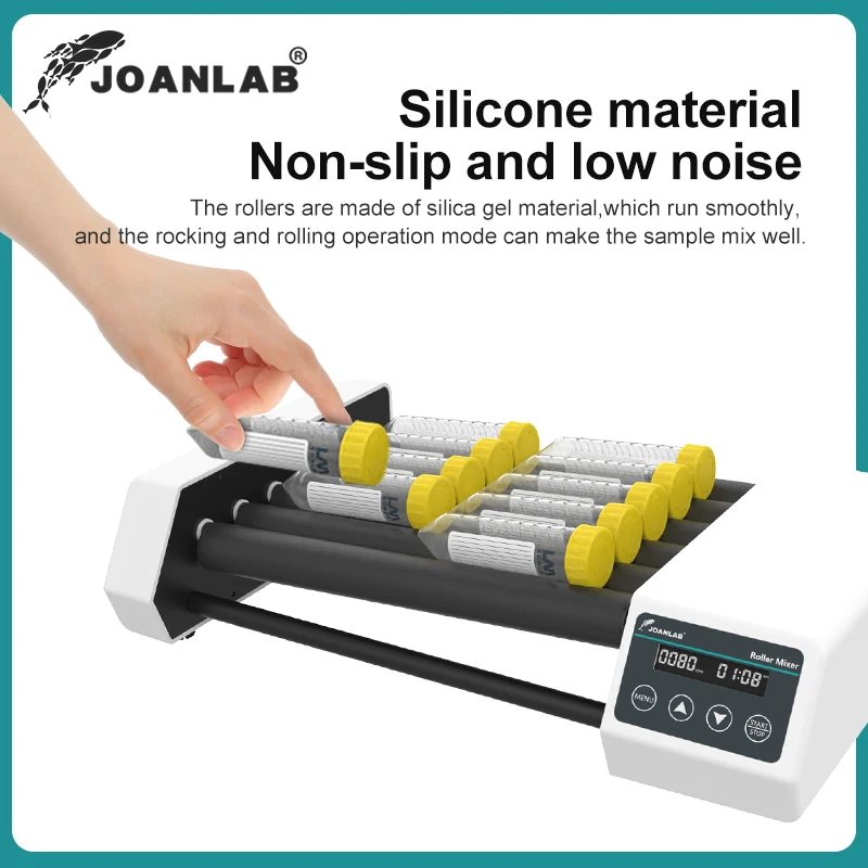JOANLAB Roller Mixer Laboratory Equipment Digital Adjustable Horizontal Rotator Medical Blood Mixer Blood Collection Tube rotary mixer