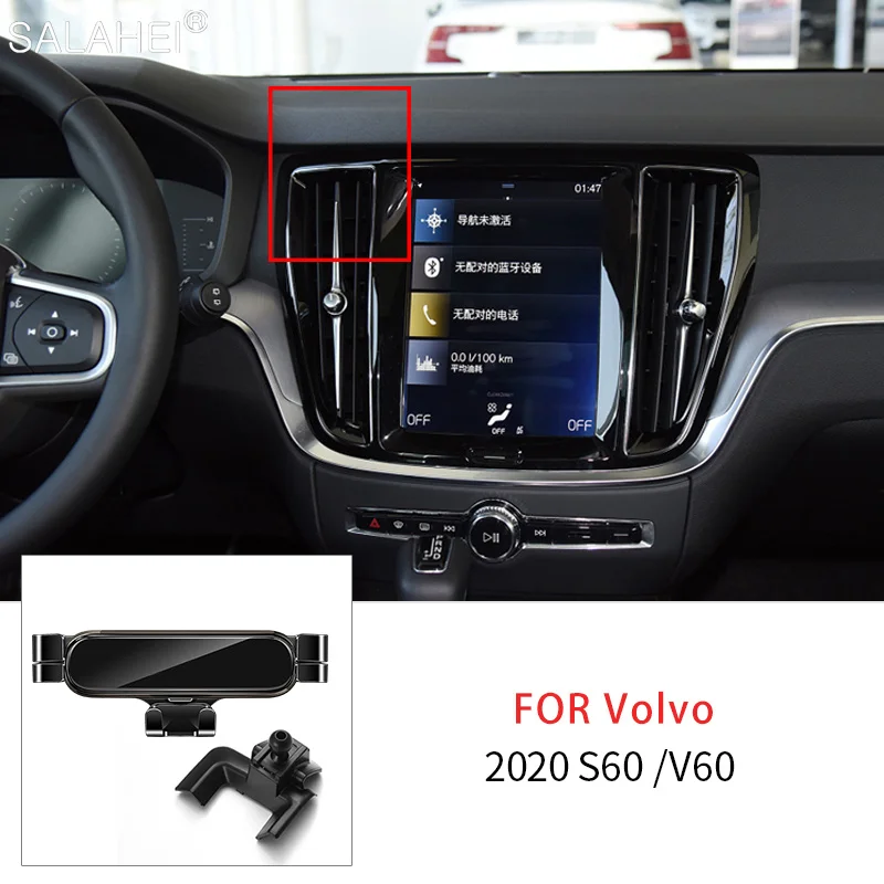 

Gravity Car Phone Holder For Volvo XC40 2020 2021 Car Dedicated Mobile Phone Bracket Mount Support GPS Accessories For iPhone 13