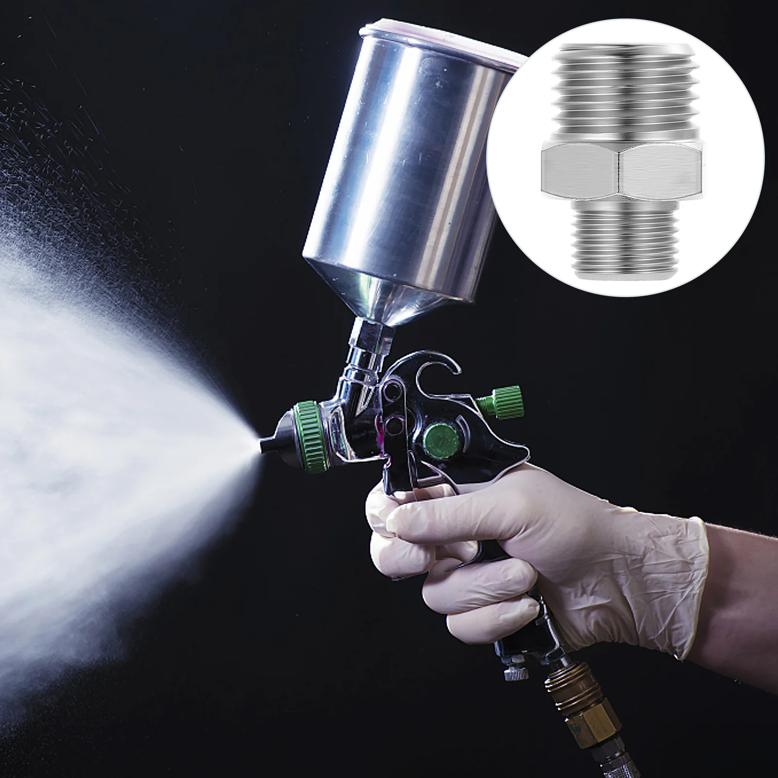 

Airbrush Tube Adapter Fitting Conversion for Hose Connector Spray Connecting