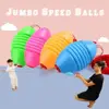 Interactive Gifts Sport Game Speed Balls Sensory Training Zip Ball Elastic Speed Balls Pulling Elastic Sliding Zoom Ball 3