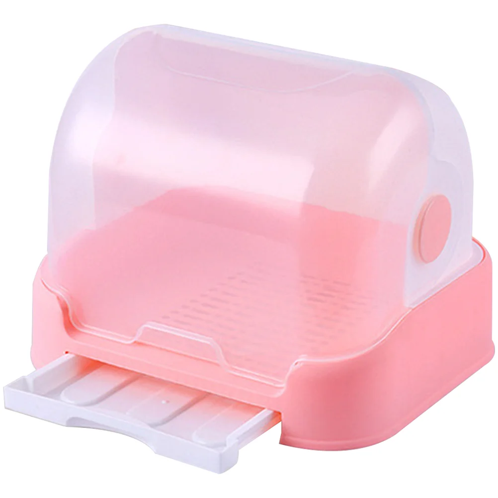 

Dustproof Drying Tray Baby Bottle Organizer Cup Dish Drainer Cutlery Storage Box