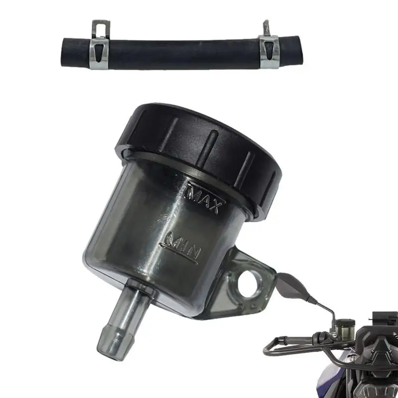 Serbatoio Olio Frizione E Freno Per Moto – Tazza Universale Con Staffa In Ferro, Per Qualsiasi Moto Con Pompa Freno