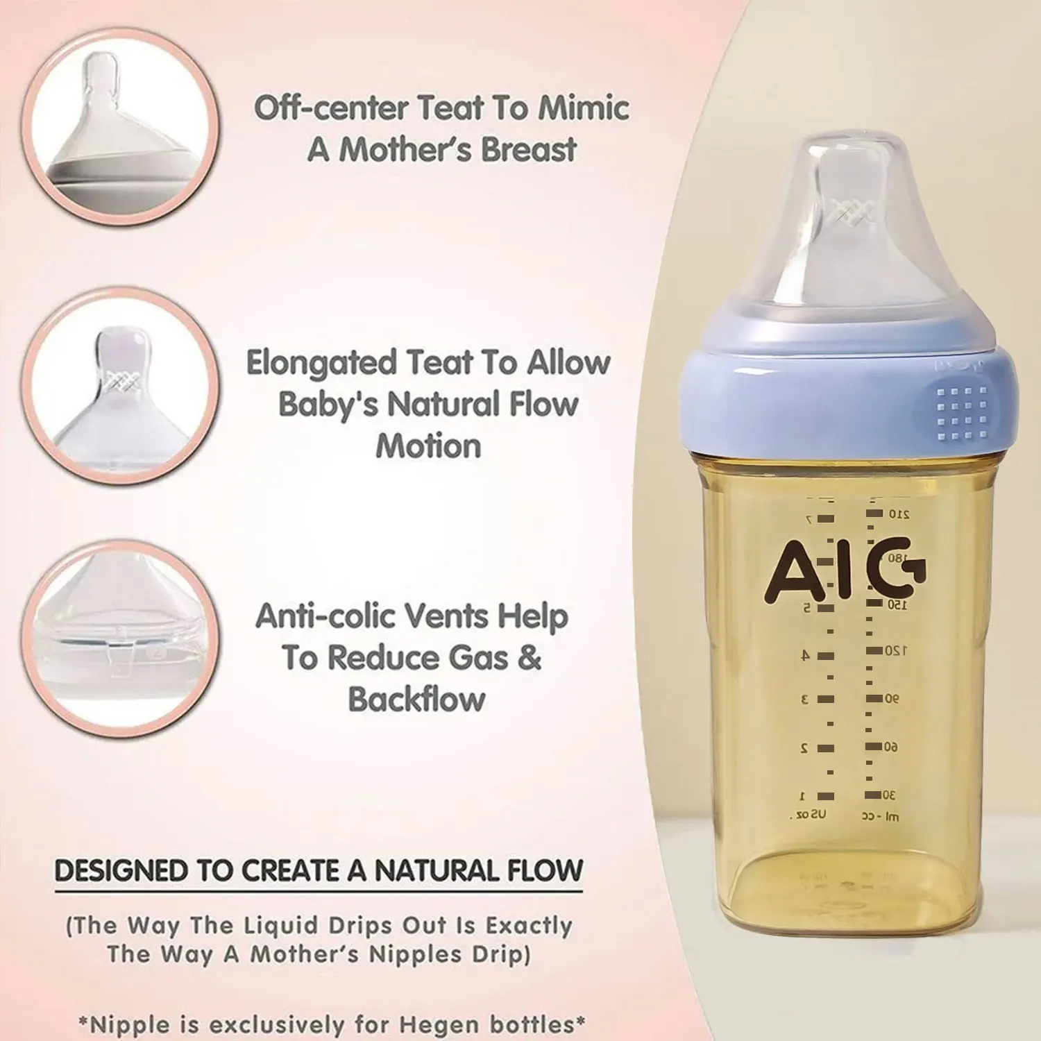 Feeding Bottle 1PCS baby feeding bottle 150/240ml square bottle soft silicone pacifier leak-proof suitable for 0-3 years old baby