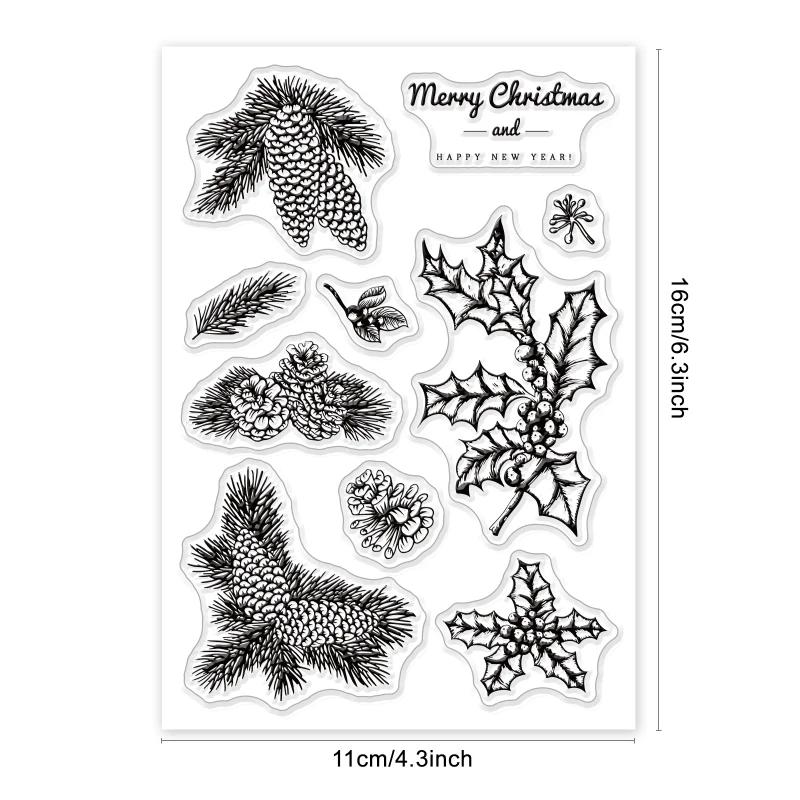 Timbro Trasparente Happy Birthday Per Scrapbooking E Biglietti Fatti A Mano