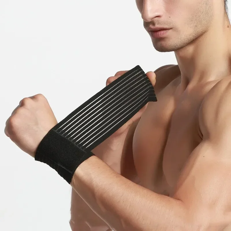Bodhi2000 Fascia Elastica Per Polso - Supporto Per Palestra, Fitness E Sollevamento, Nylon, 40x7,5 Cm, Antidolore