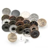 10/20Sets 17mm Brass Jeans Buttons Hollow Shank Button Sewing-Free Change Waist Size Buttons for Garment Sewing Accseeories 1