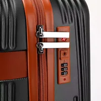 Ensemble de bagages 4 pièces valise à coque rigide roues Spinner boîtier de chariot pour voyage 2