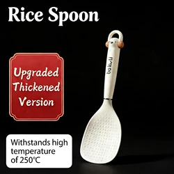 Deluxe Heat - Resistant Silicone Kitchen Utensil Set - 3 - Piece Non - Stick Cooking Tools (Upgraded Rice spoon)