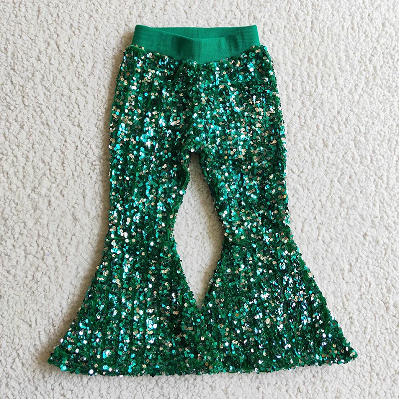 Children Sequin Bell Bottoms Toddler Bell Bottoms Pants Bell Bottom