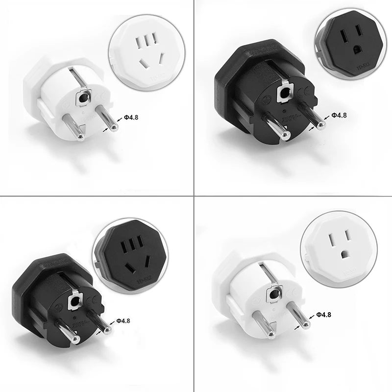 Plug Adapter Universal Euro Universal Adapter Euro Outlet Eu Plug