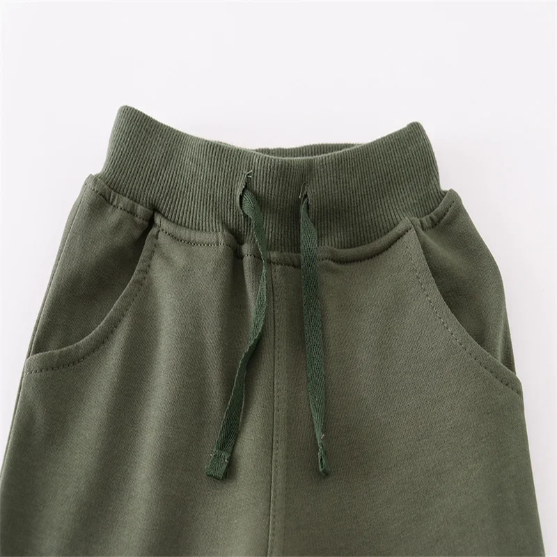 2-7T Cars Embroidery Baby Sweatpants Autumn Boys Girl Trousers Pant Drawing Clothes Pants Boys Kids Wear