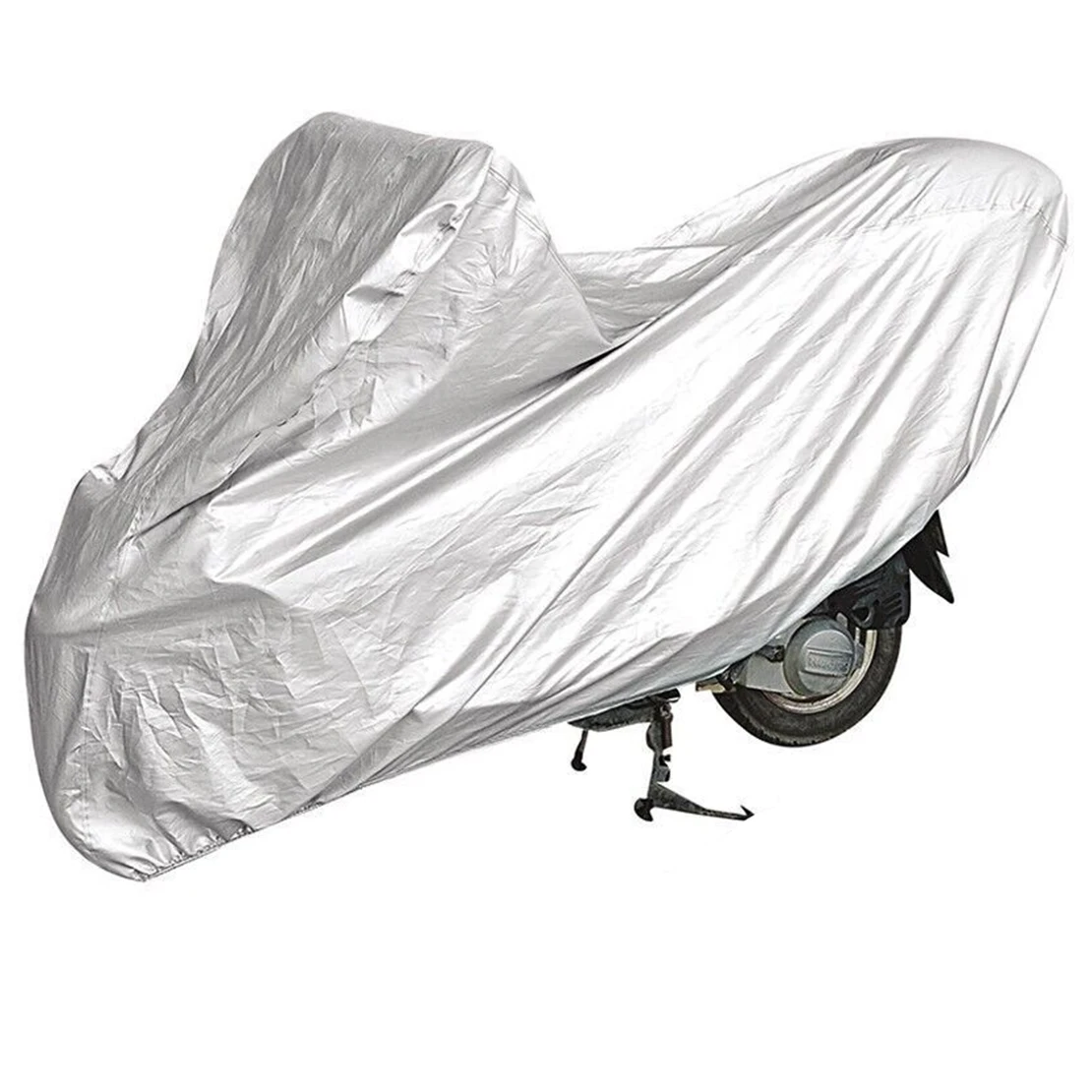 

Серый водонепроницаемый складной брезент PEVA для мотоцикла, скутера, велосипеда, велосипеда, 100 х20, 0 см/120 х210 см