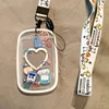 Kpop Photocard Holder Photo Display Holder With Love Keychain Idol Picture Protector Sleeves Credit ID Cards Protective Case 5