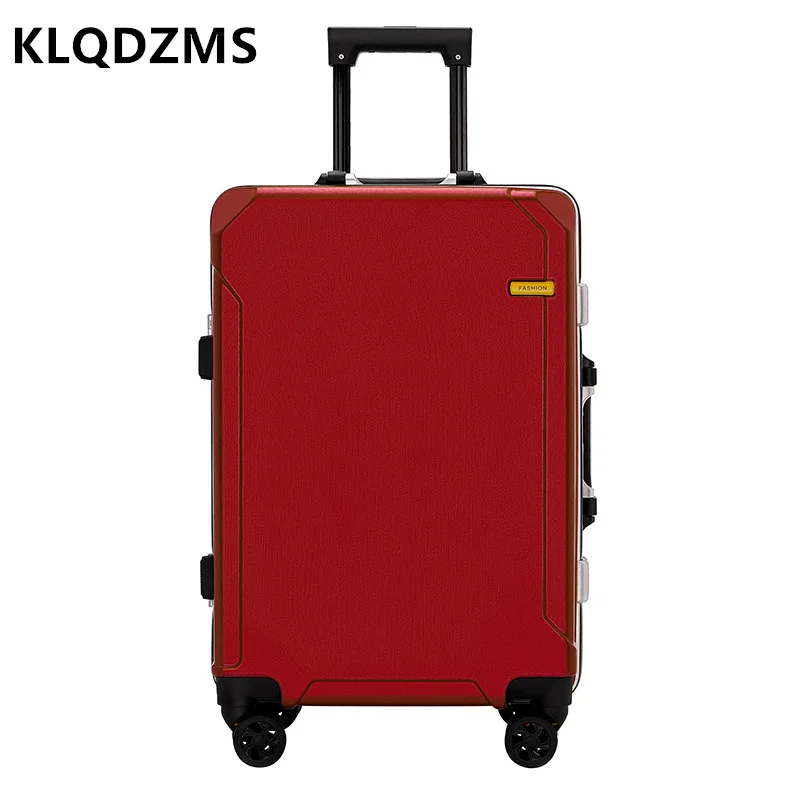 KLQDZMS New Luggage Men's Large Capacity 24 