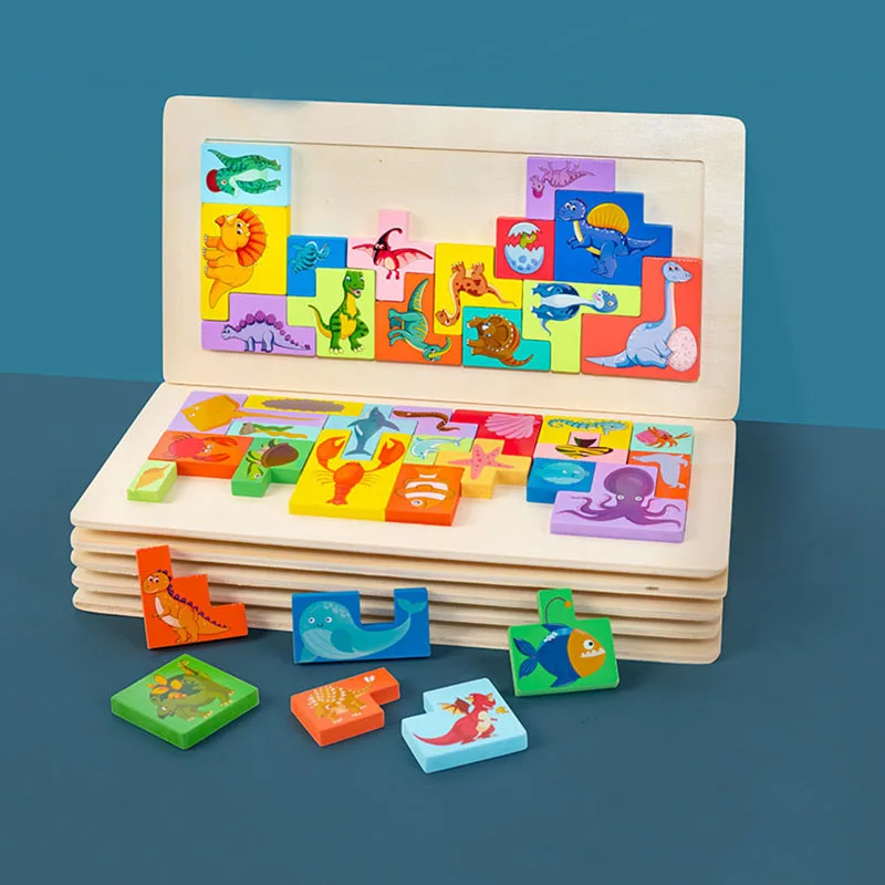 

Деревянные игрушки-пазлы для детей 1-2 и 3 лет