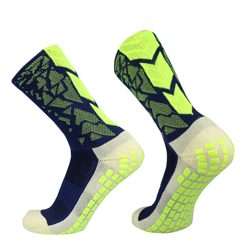 Breathable Outdoor Sports New Sweat-Wicking Soccer Socks Camo Competition Training Non slip Silicone Football Socks