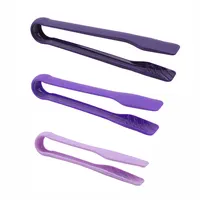 JCD 3 pièces pinces alimentaires en plastique pinces de cuisine pince de cuisson antidérapante pince BBQ outils à salade gril accessoires de cuisine 3