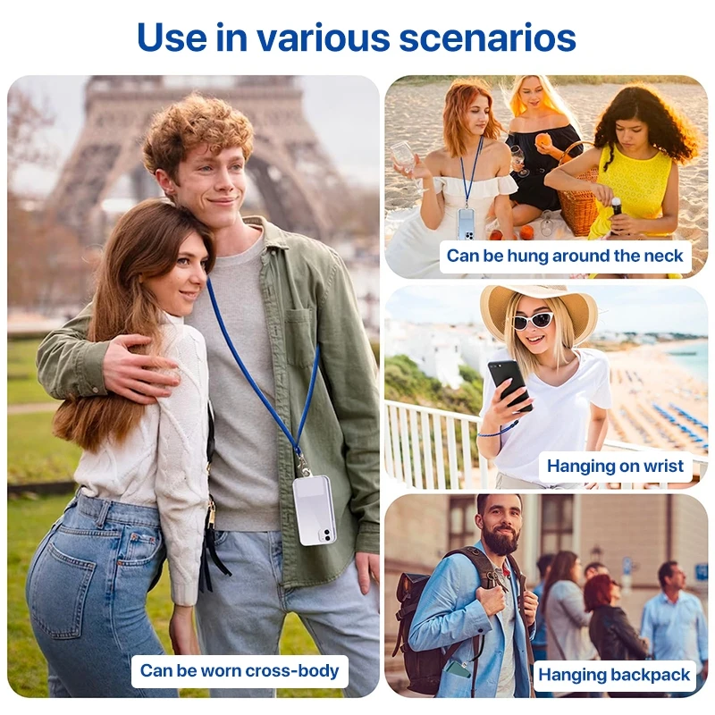 NEW Universal Phone Lanyard Strap Mobile Phone Hanging Rope Neck Straps Anti-lost Lanyards Cell Phone Accessories