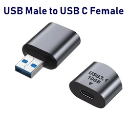 Universal USB A to Type - C Fast Charging Adapter with 10Gb Data Transfer Capability (USB M to Type - C F)