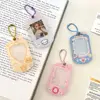 Mini Phone Photocard Holder Kpop Idol Photo Card Frame Kawaii Hanging Picture Card Holder Acrylic Display Photocard Protector 4