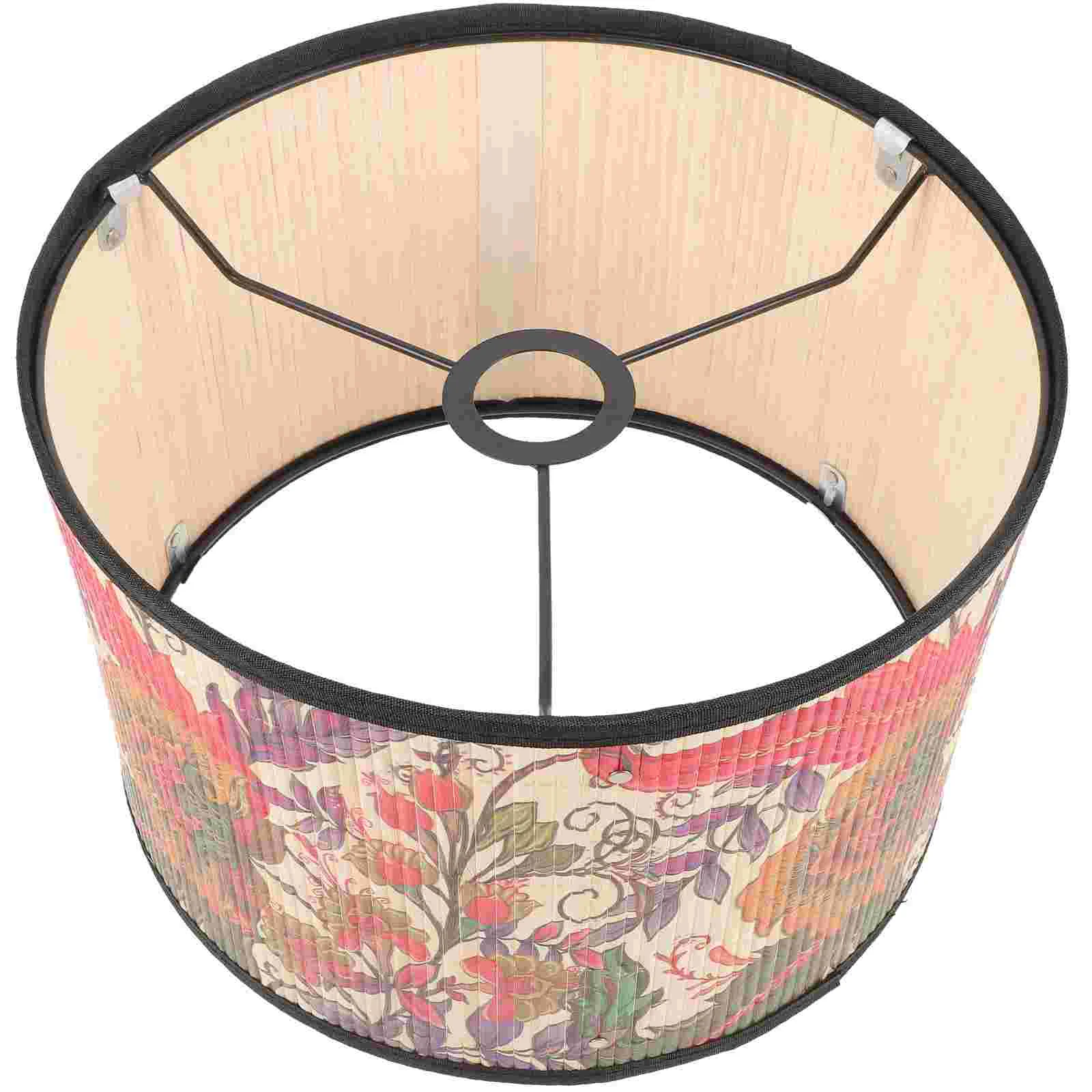 

Table Lamp Shades Replacement Bamboo Lampshades for Floor Flower Chandelier Unique Vintage
