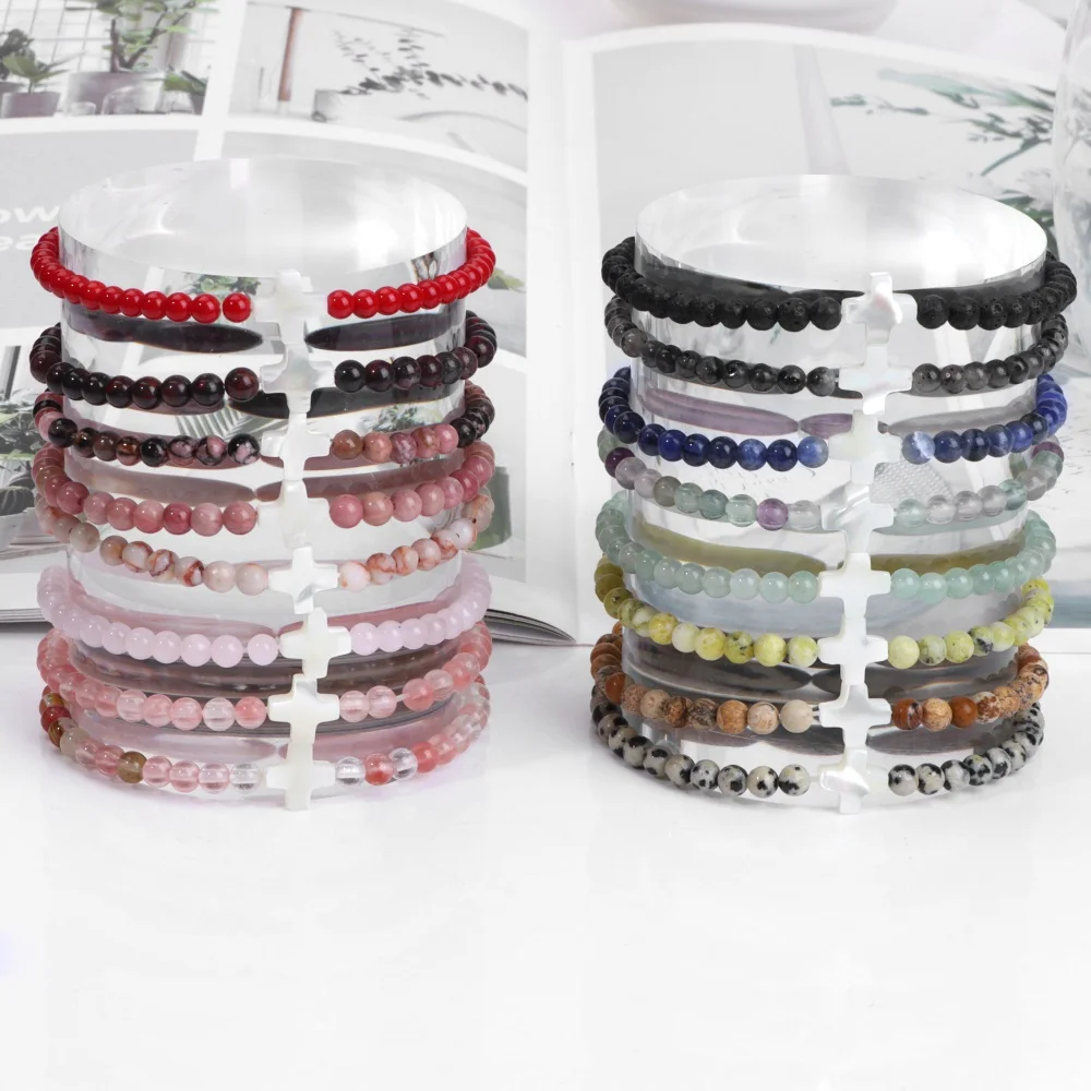 Wholesale Shell & Crystal Stretch Bracelets