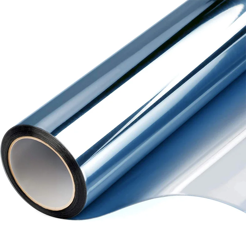 Silver Transparent Self-Adhesive UV-Proof Privacy Glass Film