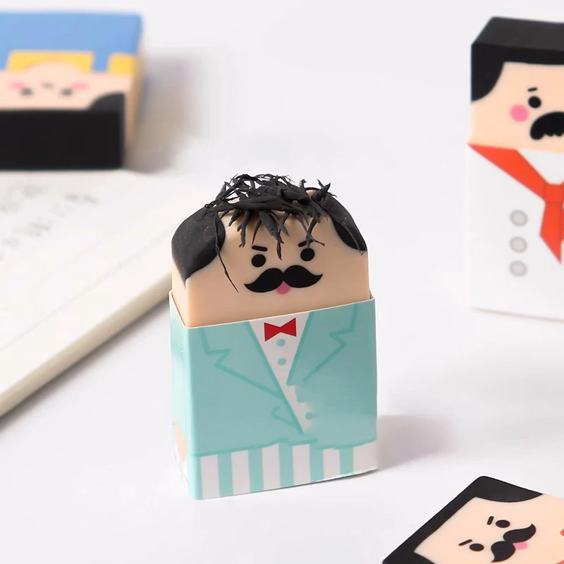 Pencil eraser Kawaii Carton Old Man Cute Rubber