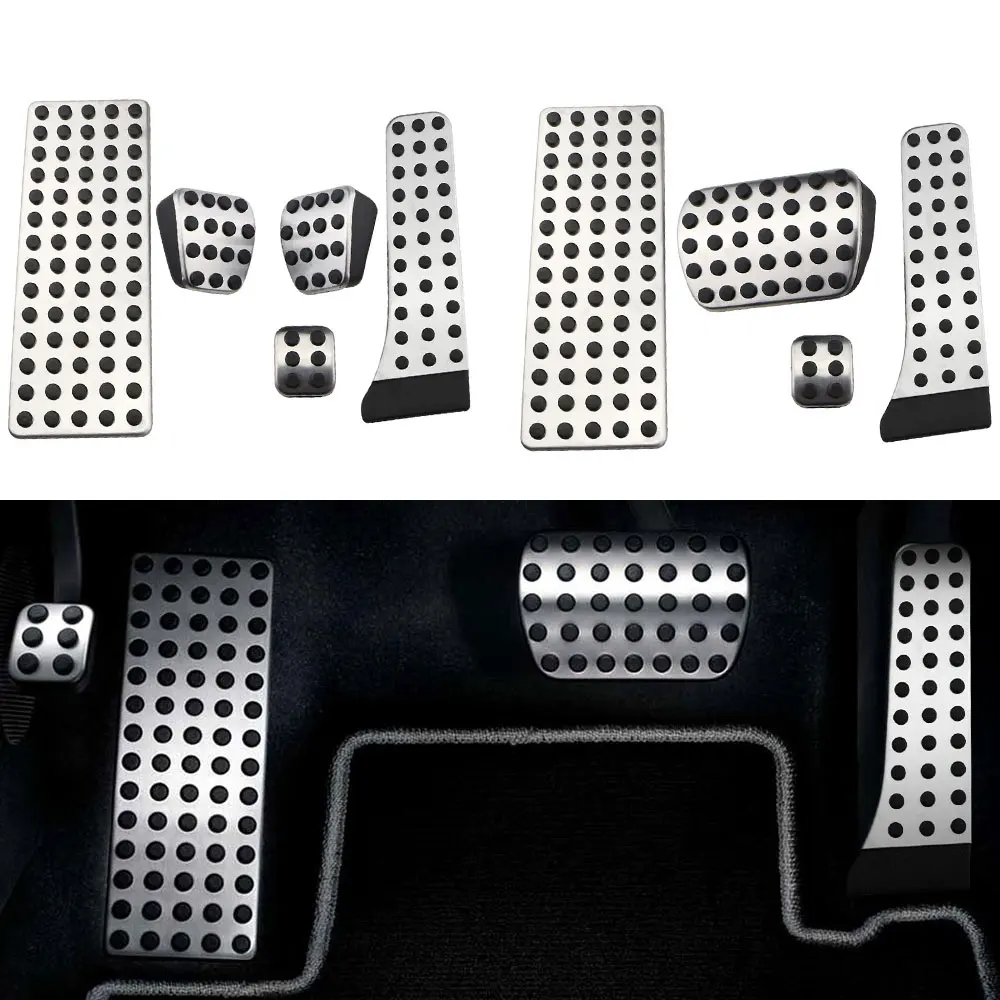 Rubber And Stainless Steel Fuel Car Brake Pedal For Mercedes Benz At C E S  Glk Slk Cls Sl Class W203 W204 W211 W212 W210