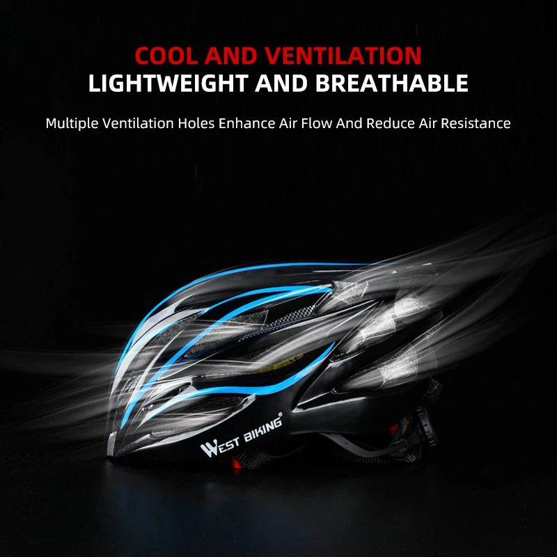 WEST BIKING EPS Cycling Helmet Outdoor Sports Safety Helmet Ultralight Cap Capacete Ciclismo Men Women MTB Bicycle Bike Helmet 2