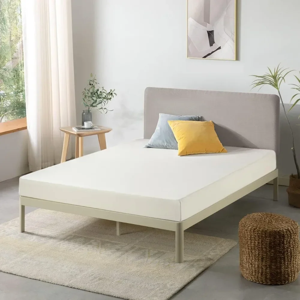 Queen Mattress 6 inch Bed-In-A-Box, Green Tea Memory Foam, Cream tatami bedroom furniture foldable mattress