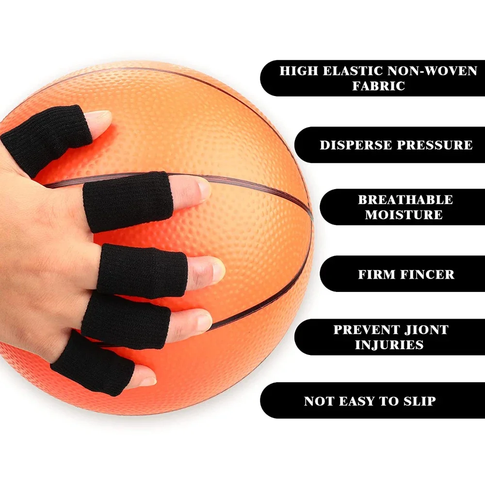 Finger Guard 10Pcs/Set Finger Protection Arthritis Support Outdoor Sports Basketball Volleyball Elastic